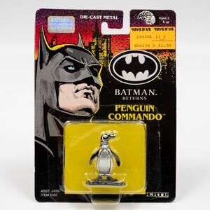 Vintage 1992 ERTL Batman Returns Collection Penguin Commando Die Cast